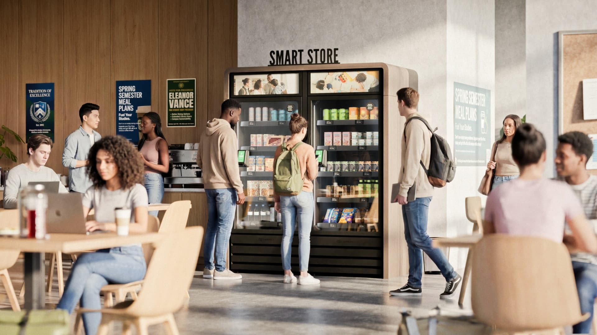 Smart Vending in community centers
