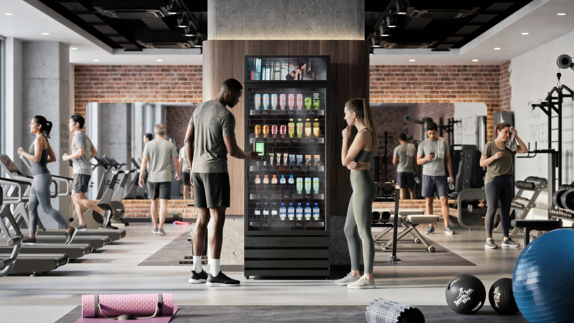 Smart Vending in gyms & fitness